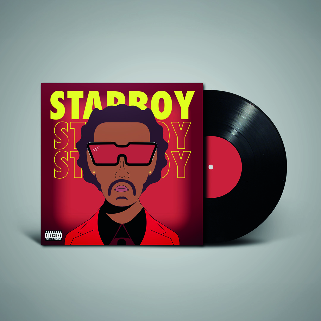 Album cover - The Weeknd &ndash; Design door Julie Knol